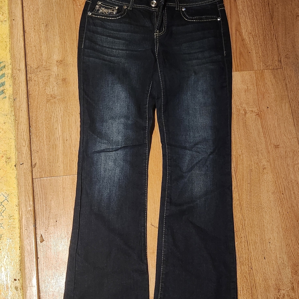 Cruel Girl Women's Midnight Boot Cut Jeans